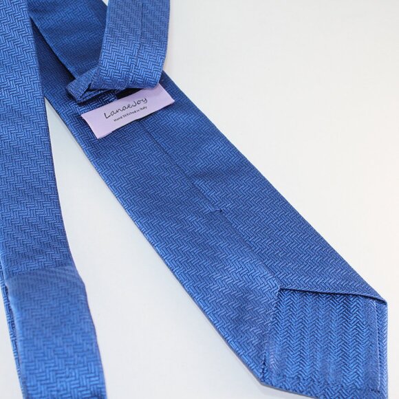 NEW Lanae Joy Silk Tie - Exclusive Private Label - Blue N… - Picture 3 of 4